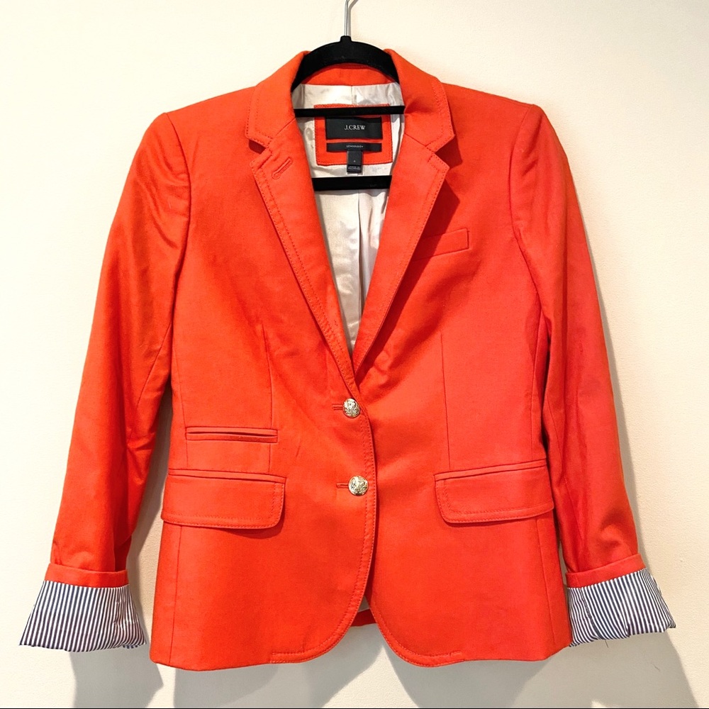 J. CREW Women’s Schoolboy Blazer with Gold Buttons